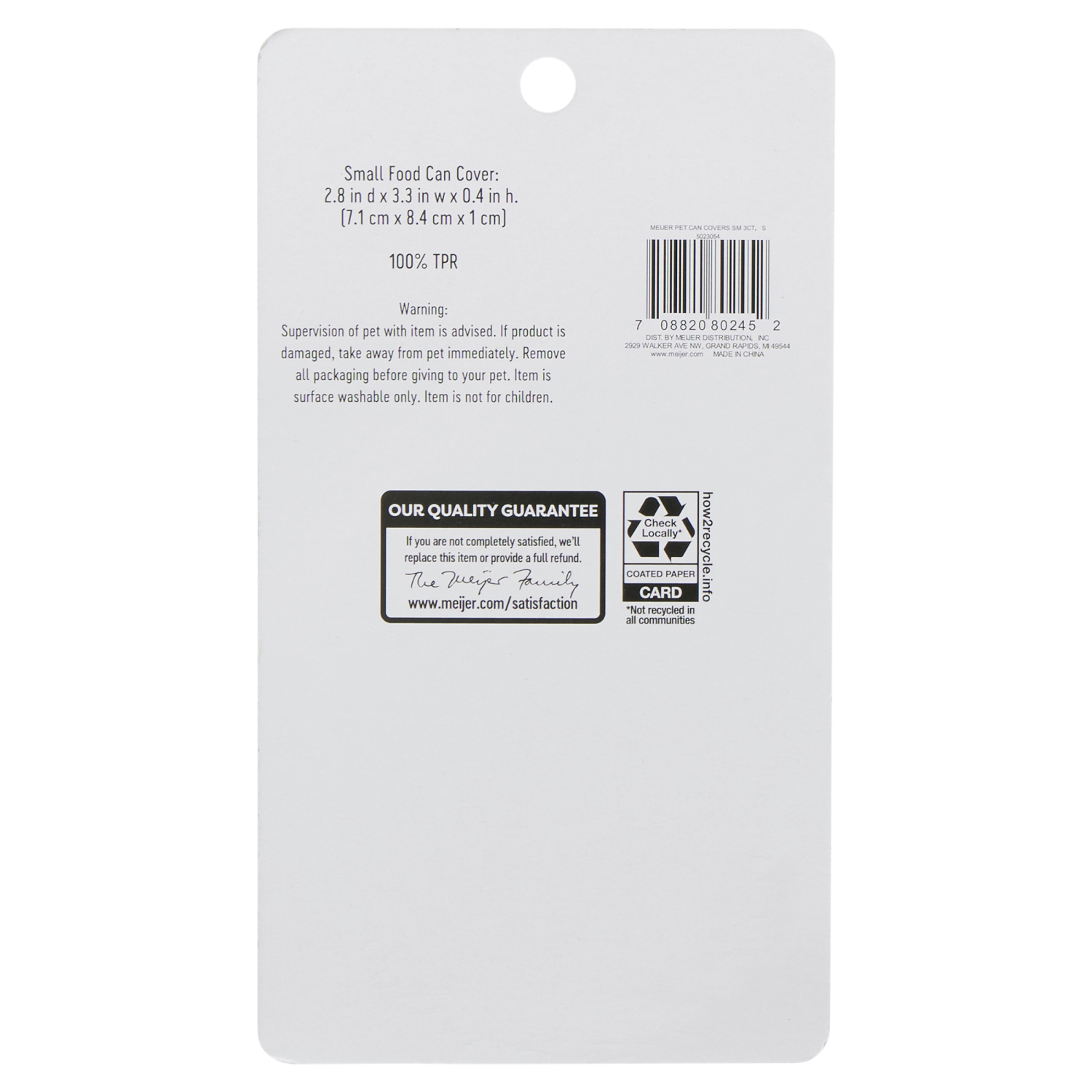 slide 2 of 3, Meijer Pet Can Covers Sm, 3 ct