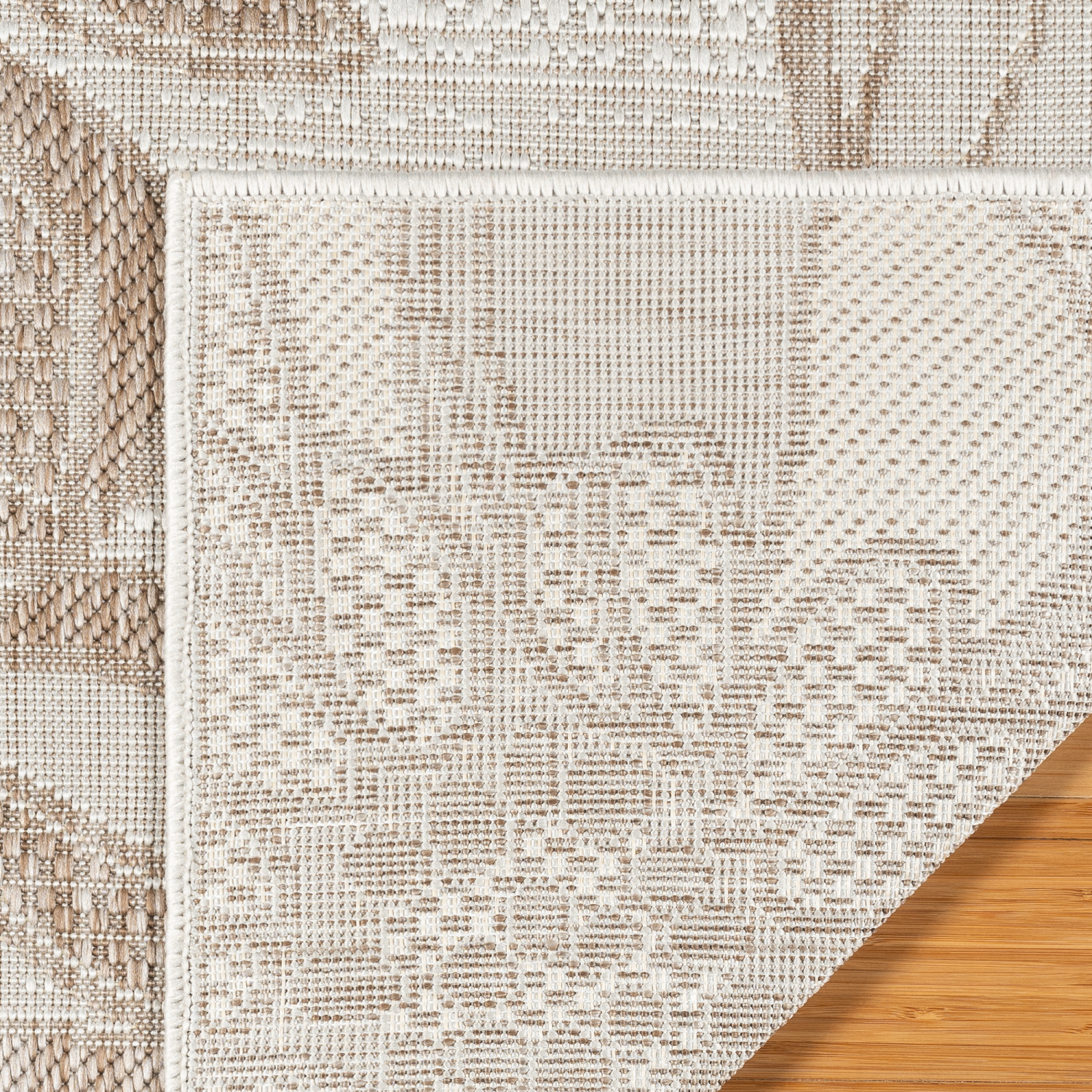 slide 2 of 4, Room & Retreat Tropea Woodbury Outdoor Runner, 30 in x 60 in, Taupe, 1 ct