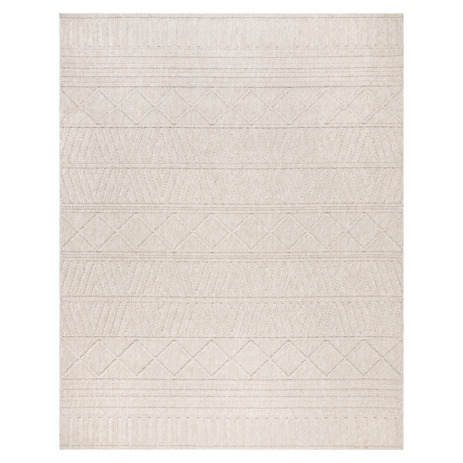 slide 1 of 4, Room & Retreat Regent Lana Outdoor Rug, 63 in x 84 in, Beige, 1 ct