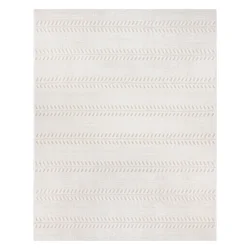 Room & Retreat Tropea Moran Stripe Outdoor Area Rug, 63 in x 84 in, Beige