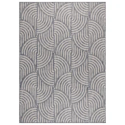 Room & Retreat Tropea Mika Outdoor Rug, 94 in x 120 in, Blue