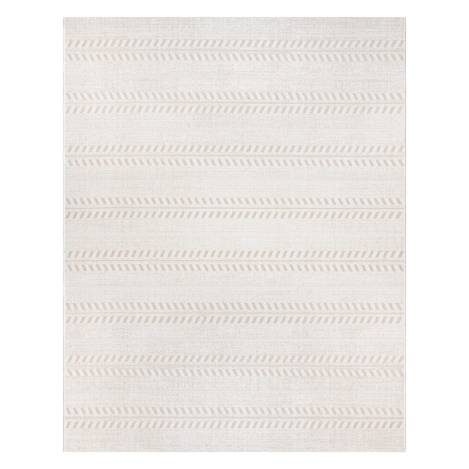 slide 1 of 4, ROOM & RETREAT Room & Room Tropea Moran Outdoor Rug, 94 in x 120 in, Beige, 1 ct