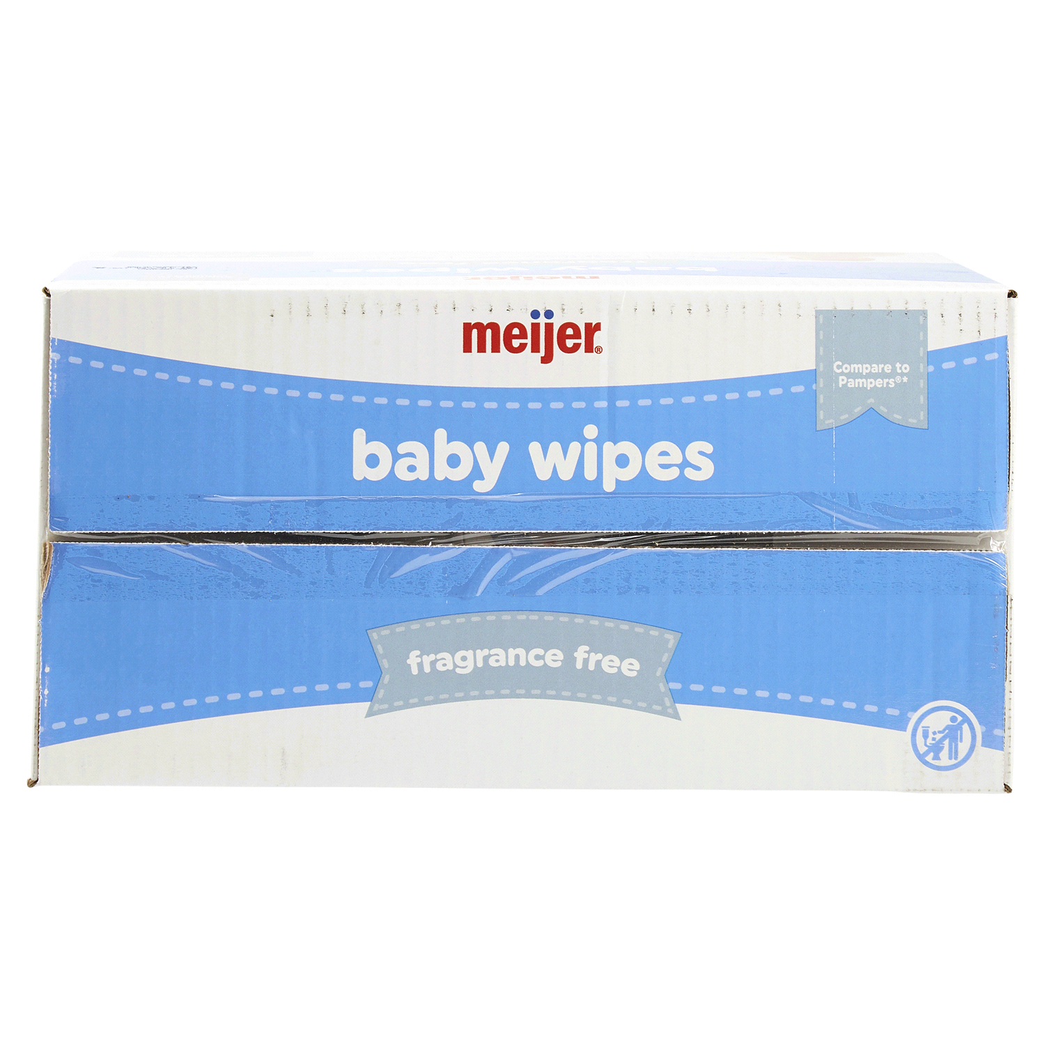 slide 5 of 5, Meijer Baby Wipes, Fragrance Free, 1200 ct
