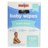slide 13 of 29, Meijer Baby Wipes, Fresh Scent, 1200 ct