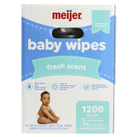 slide 14 of 29, Meijer Baby Wipes, Fresh Scent, 1200 ct