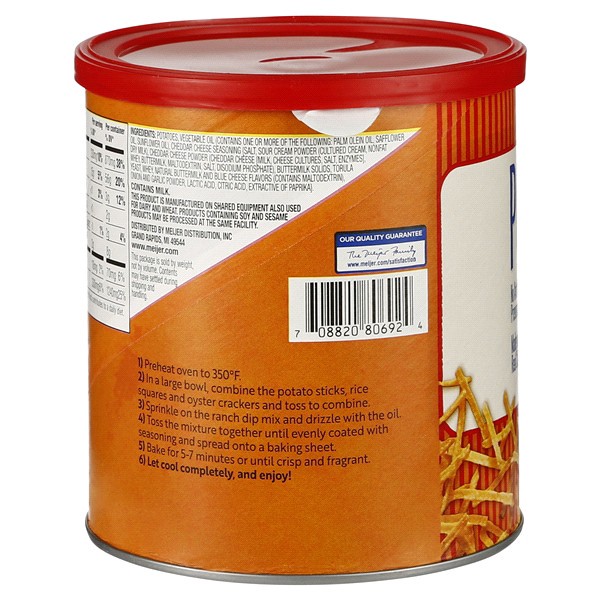 slide 8 of 9, Meijer Cheddar Cheese Potato Sticks, 3.5 oz