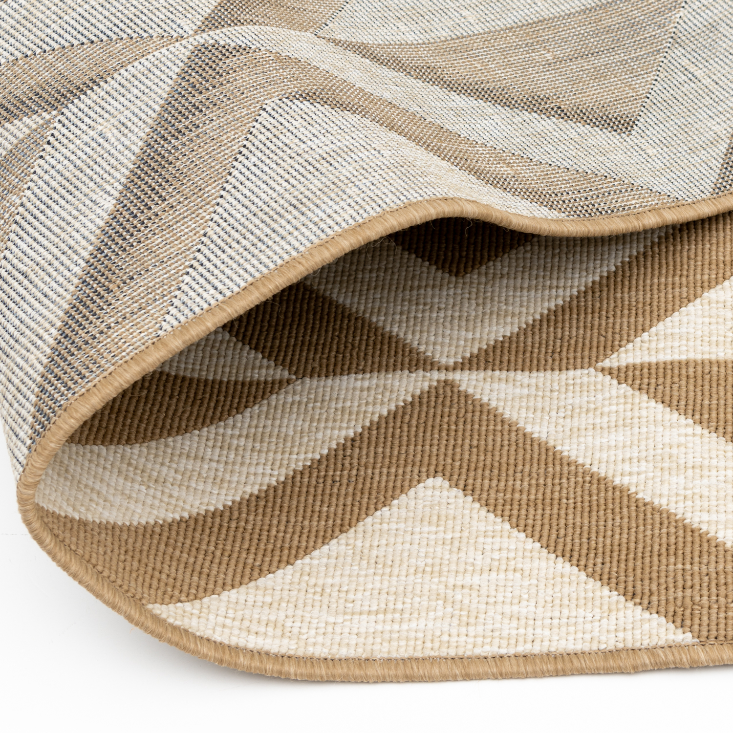 slide 5 of 7, Room & Retreat Solstice Indoor/Outdoor Area Rug Diamond Geo, 5 ft x 7 ft, Tan, 5 ft, 7 ft