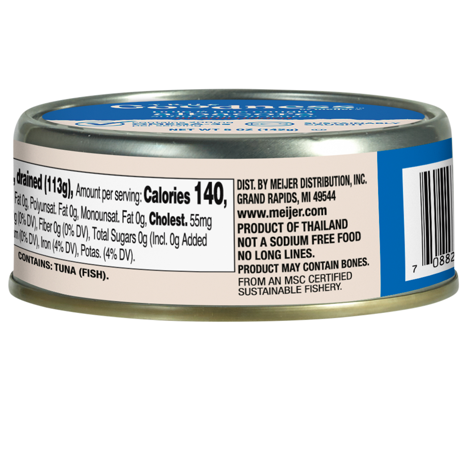 slide 3 of 4, TRUE GOODNESS ALBACORE WHITE TUNA CAN 5 OZ, 5 oz