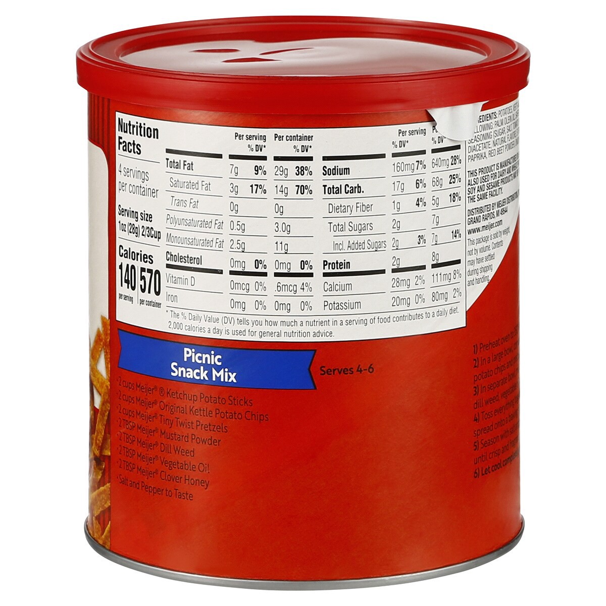 slide 2 of 3, Meijer Thick Cut Ketchup Potato Sticks, 4 oz