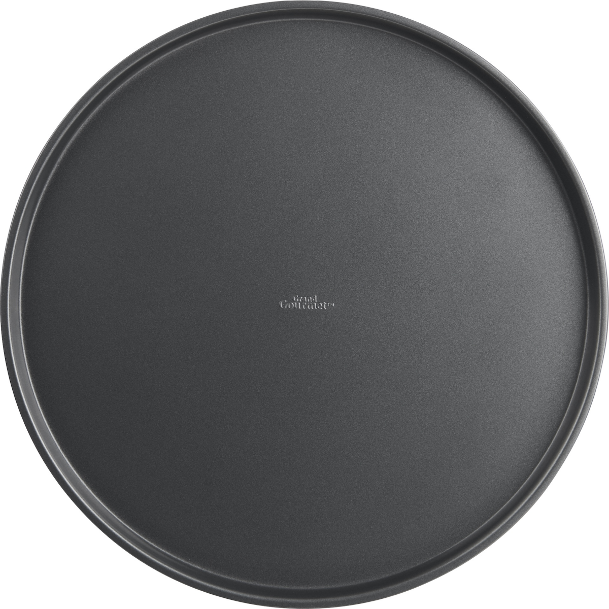 slide 2 of 2, Grand Gourmet Solid Pizza Pan, Dark Grey, 14", 14 in