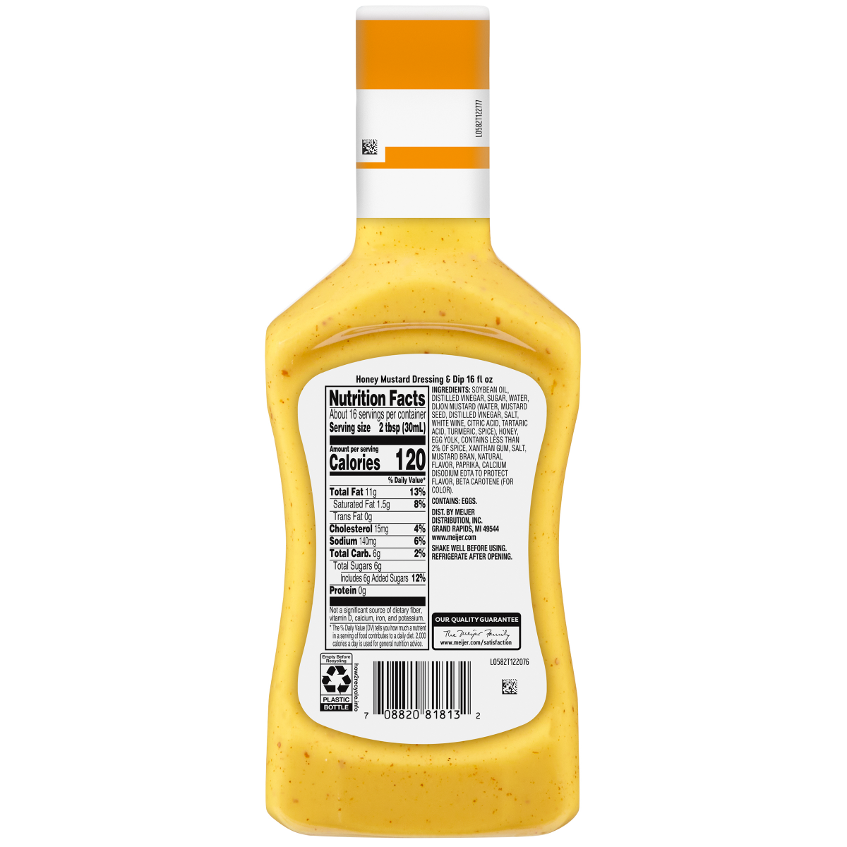 slide 2 of 2, Meijer Honey Mustard Dressing, 16 oz
