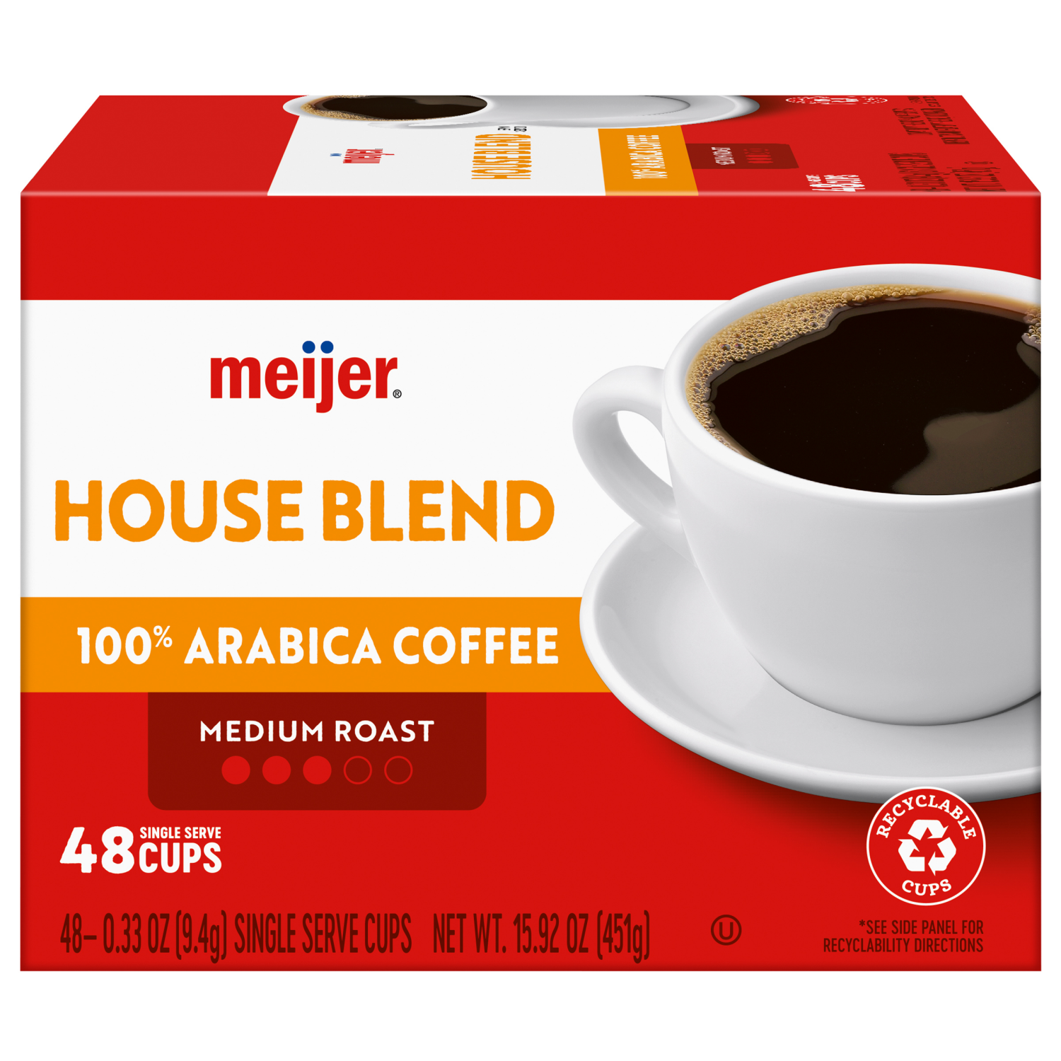 slide 2 of 5, Meijer House Blend Coffee Pods, 48 ct, 48 ct