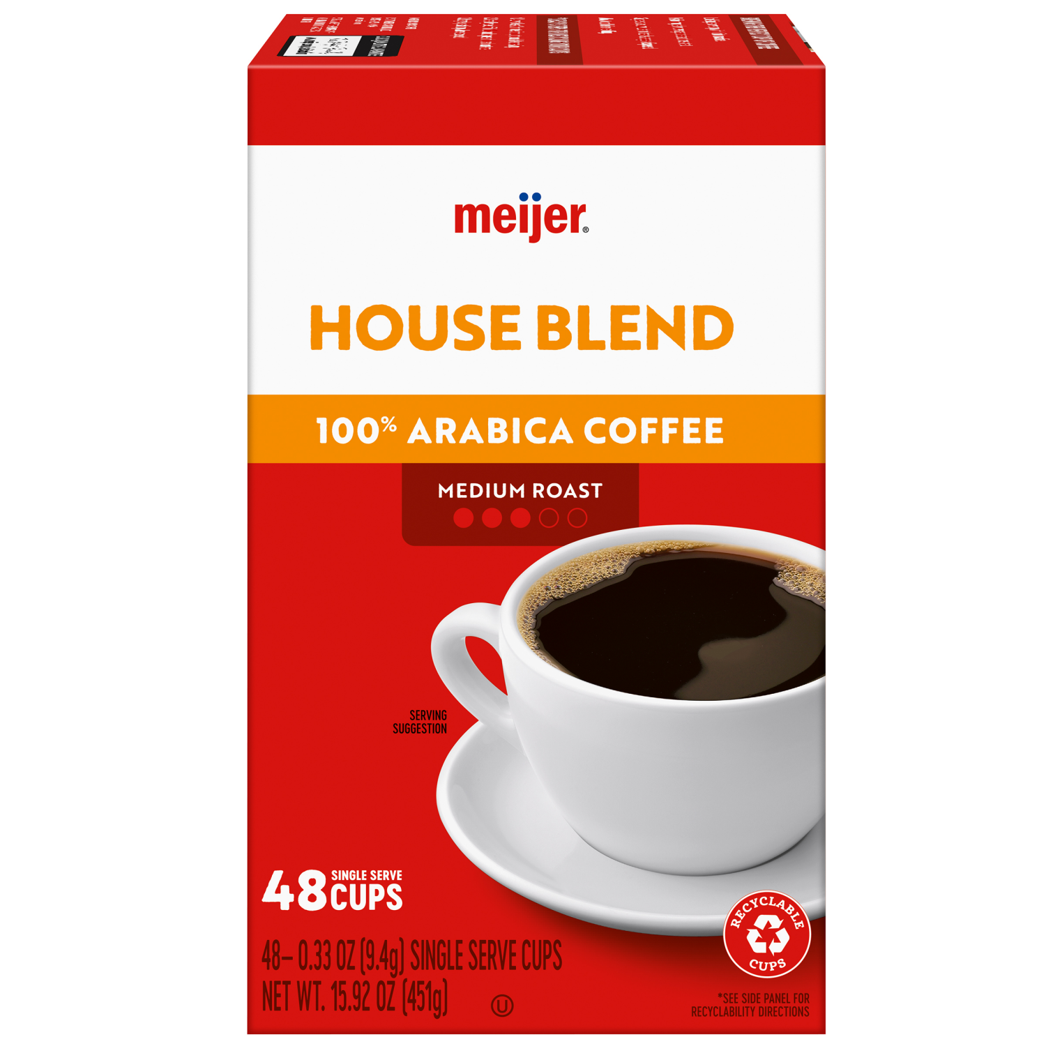 slide 5 of 5, Meijer House Blend Coffee Pods, 48 ct, 48 ct