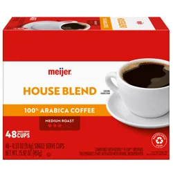 Meijer House Blend Coffee Pods, 48 Ct