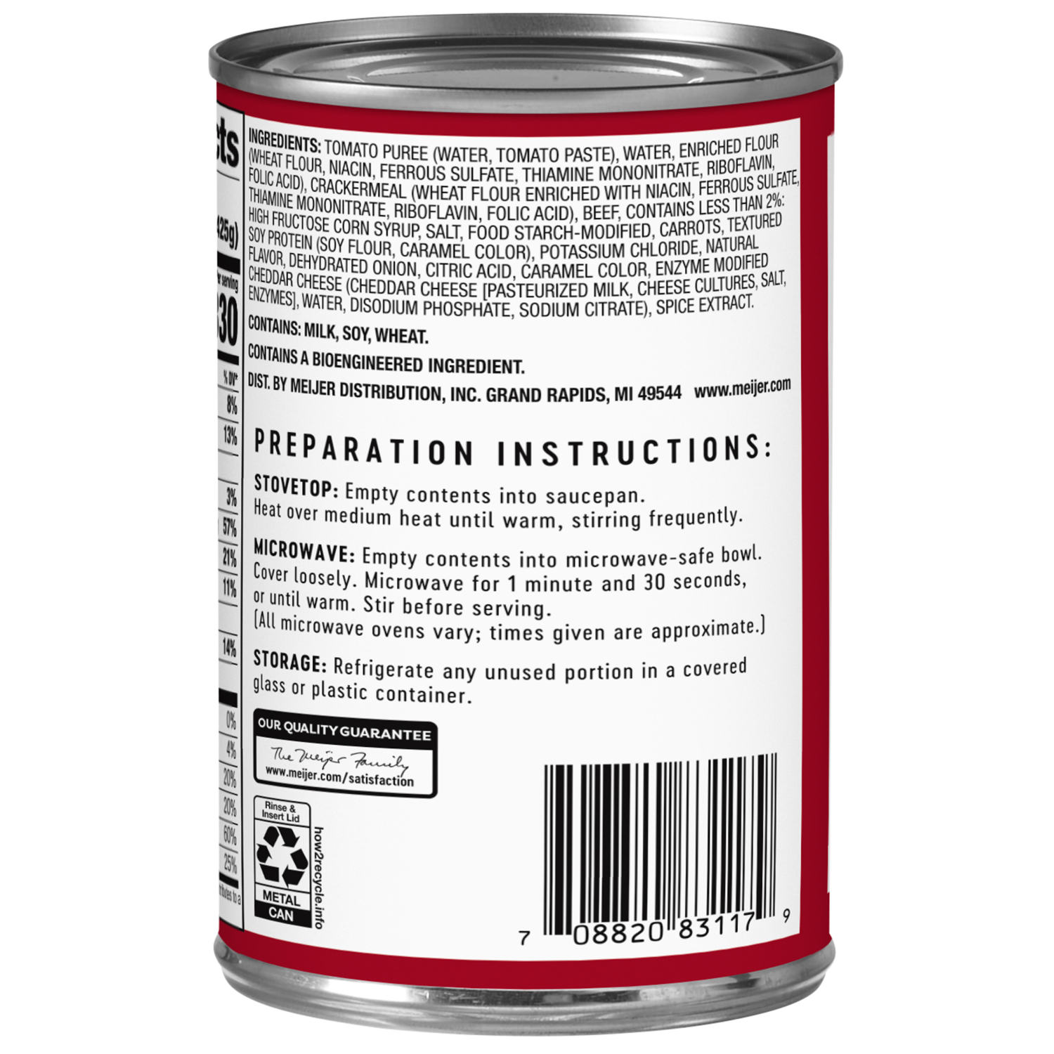 slide 2 of 3, Meijer Beef Mini Rav, 15 oz