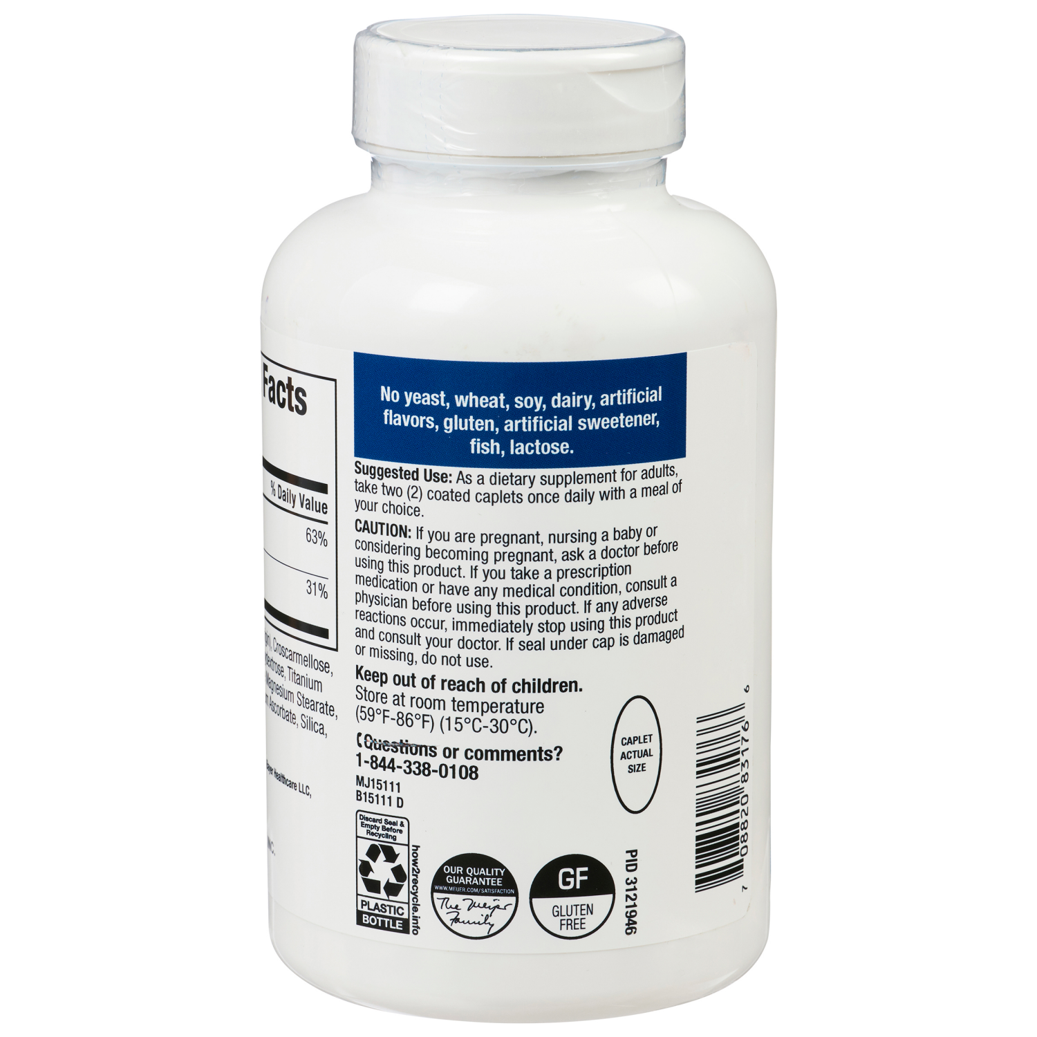 slide 2 of 3, Meijer Petites Calcium Citrate + D3 Dietary Supplement, 200 ct