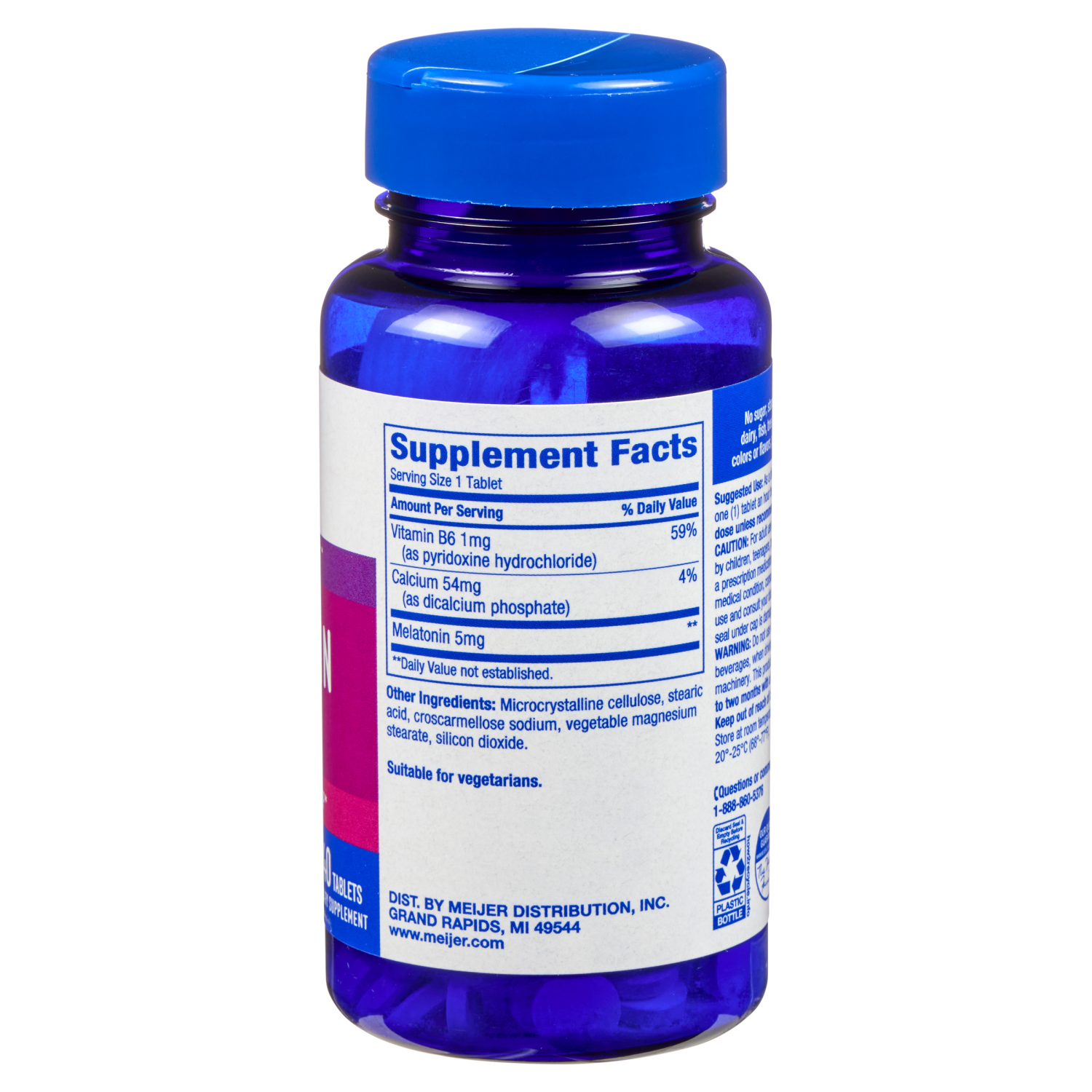 slide 3 of 3, MEIJER WELLNESS Meijer BB Melatonin 5mg Tab 240ct Value, 240 ct; 5 mg