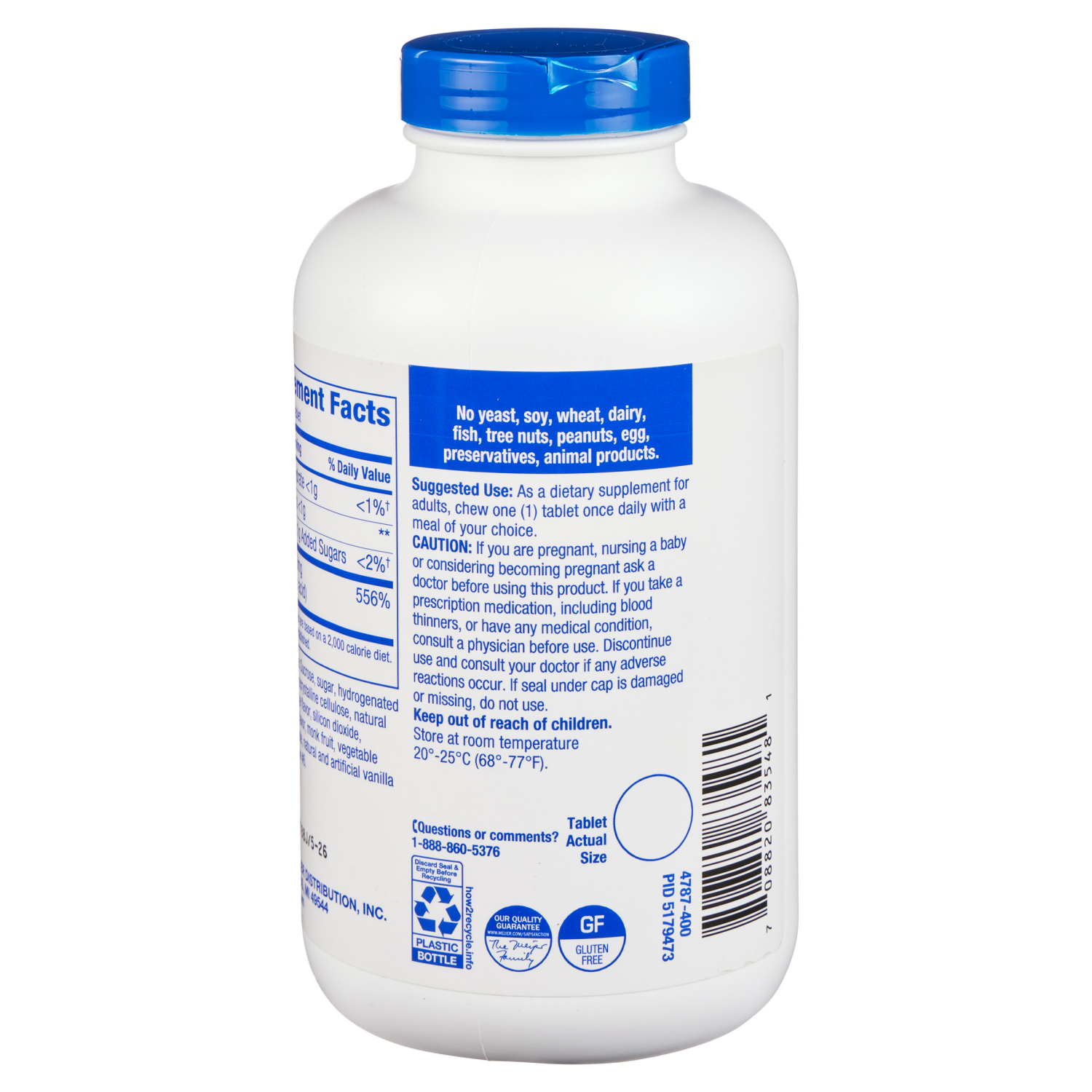 slide 2 of 3, Meijer Wellness Meijer BBVit C Chewable Value, 400 ct; 500 mg