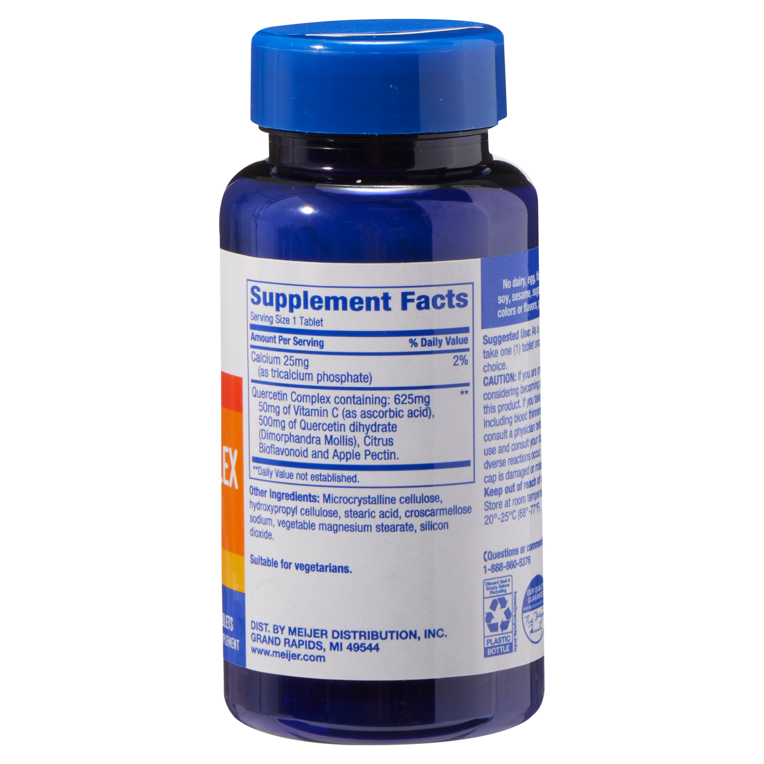 slide 3 of 3, MEIJER WELLNESS Meijer BB Quercetin Complex, 60 ct