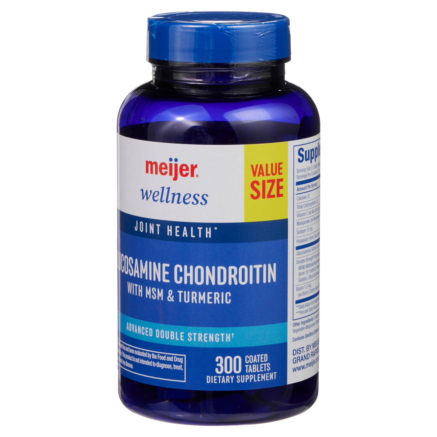 slide 4 of 5, Meijer Ds Gluco Chond Msm 300 Value Size, 300 ct