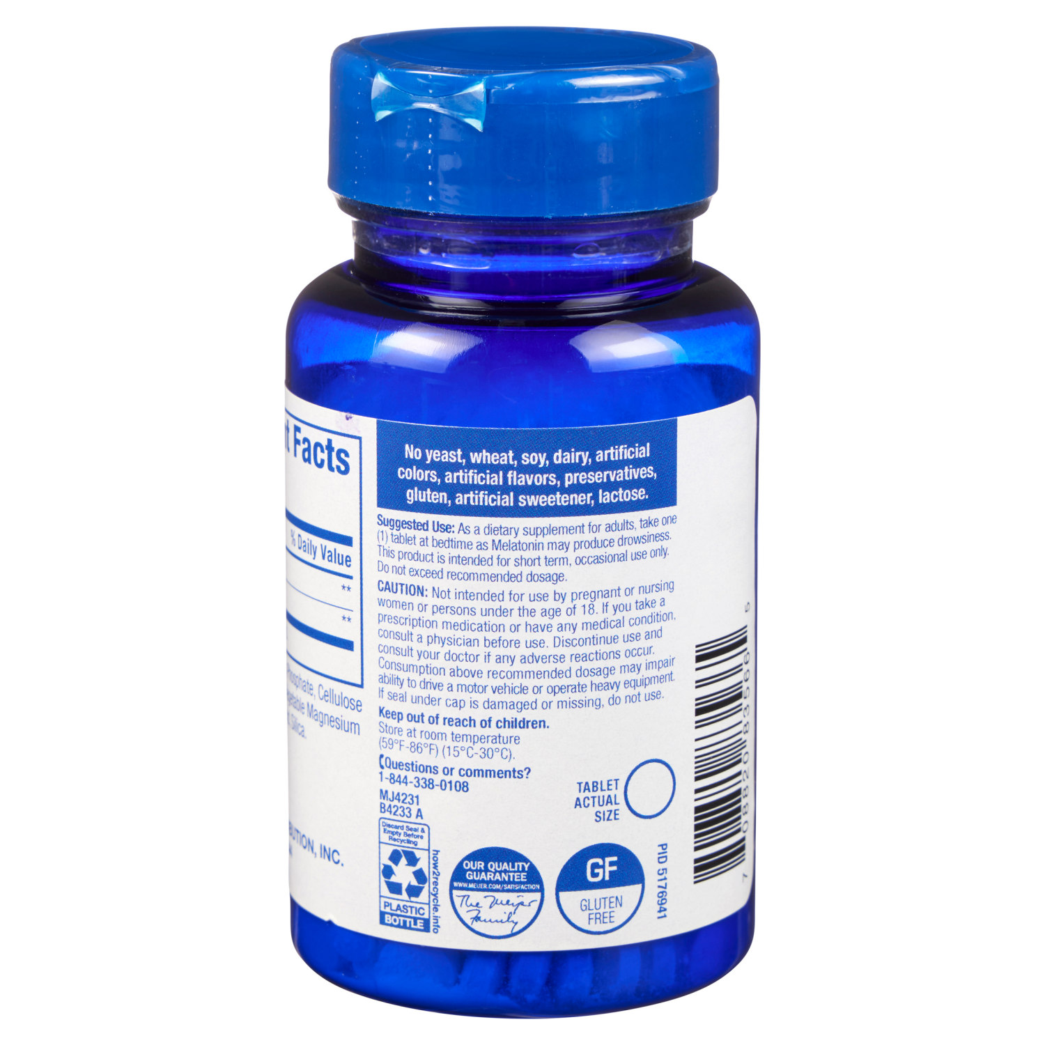 slide 2 of 3, Meijer Melatonin Val Sz, 120 ct