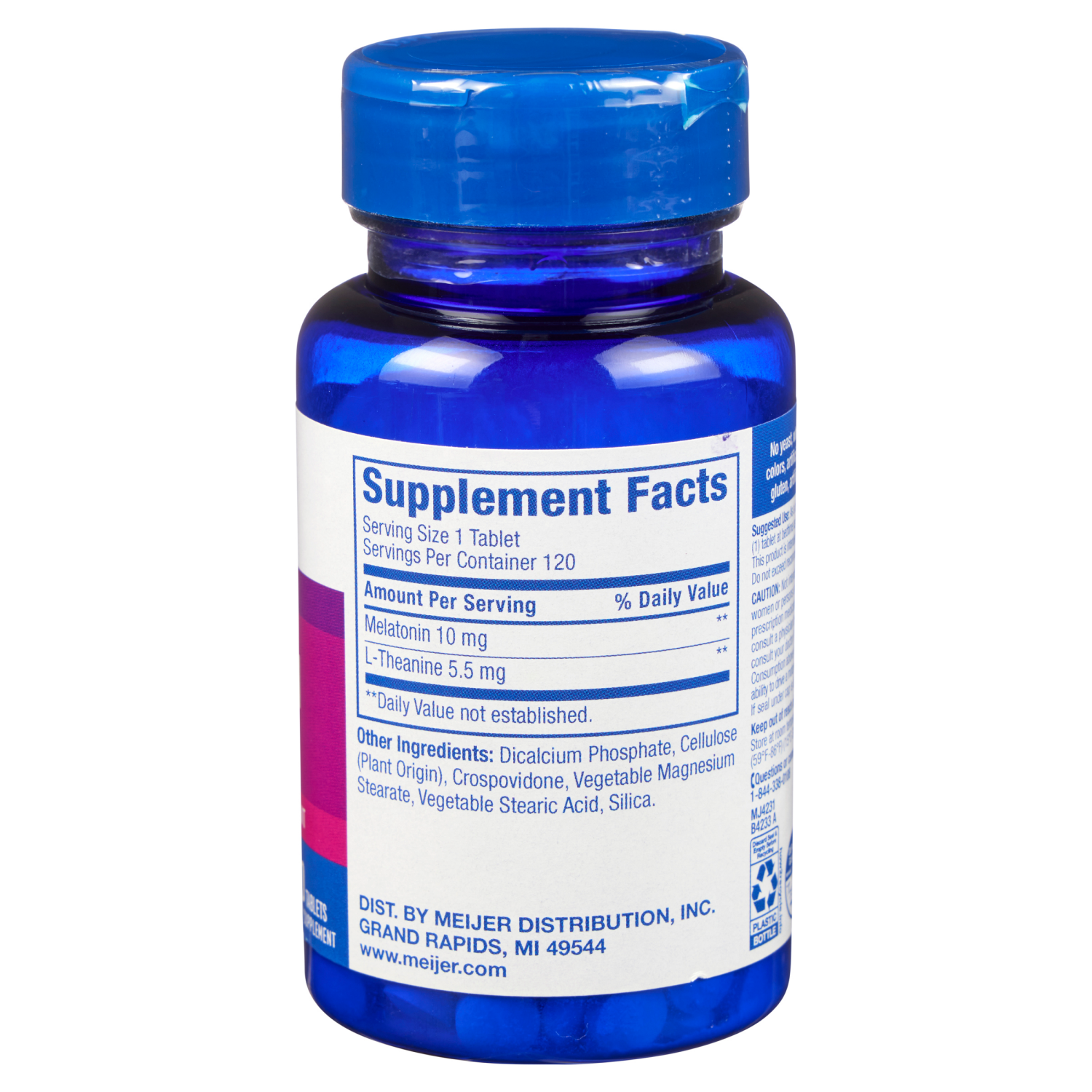 slide 3 of 3, Meijer Melatonin Val Sz, 120 ct