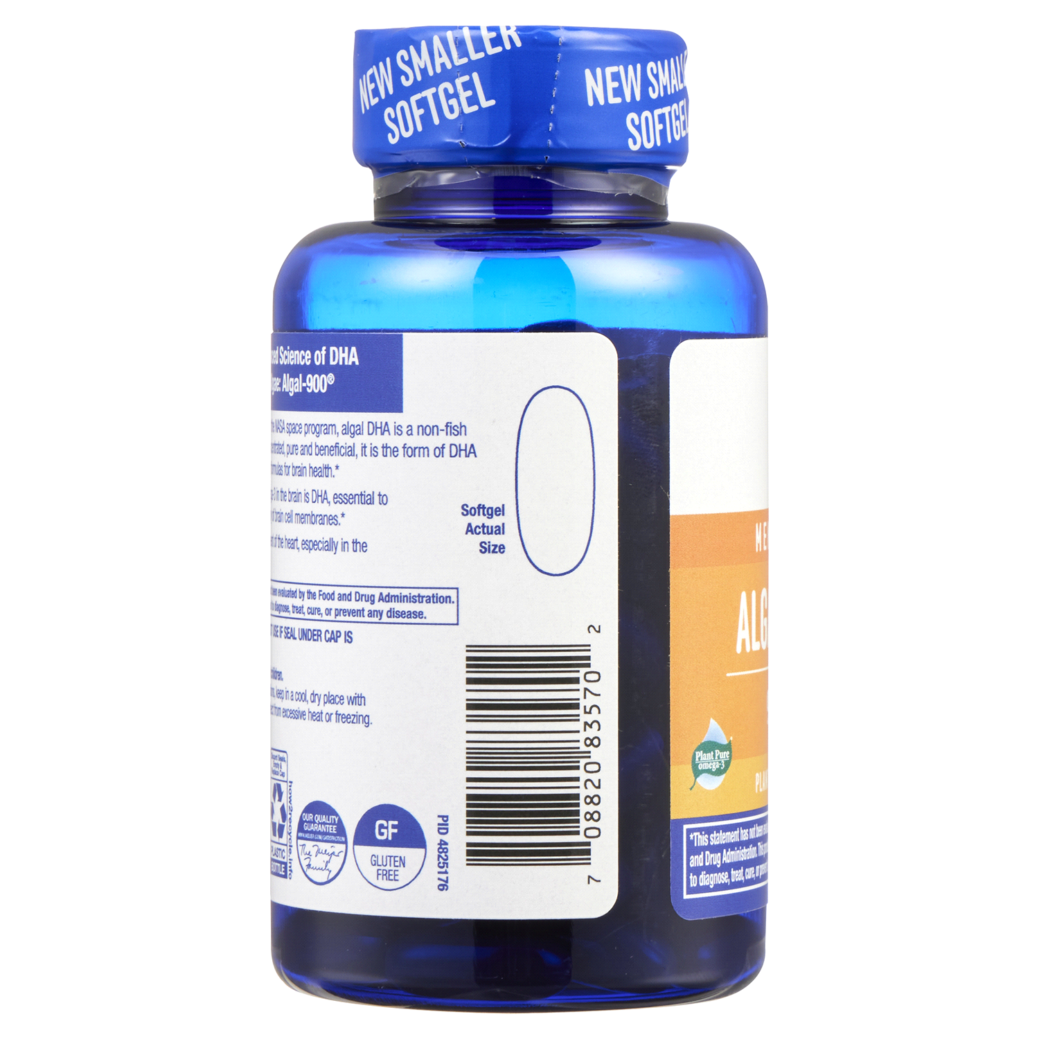 slide 2 of 4, MEIJER WELLNESS Meijer Algal 900 DHA Softgels Dietary Supplement, 60 ct