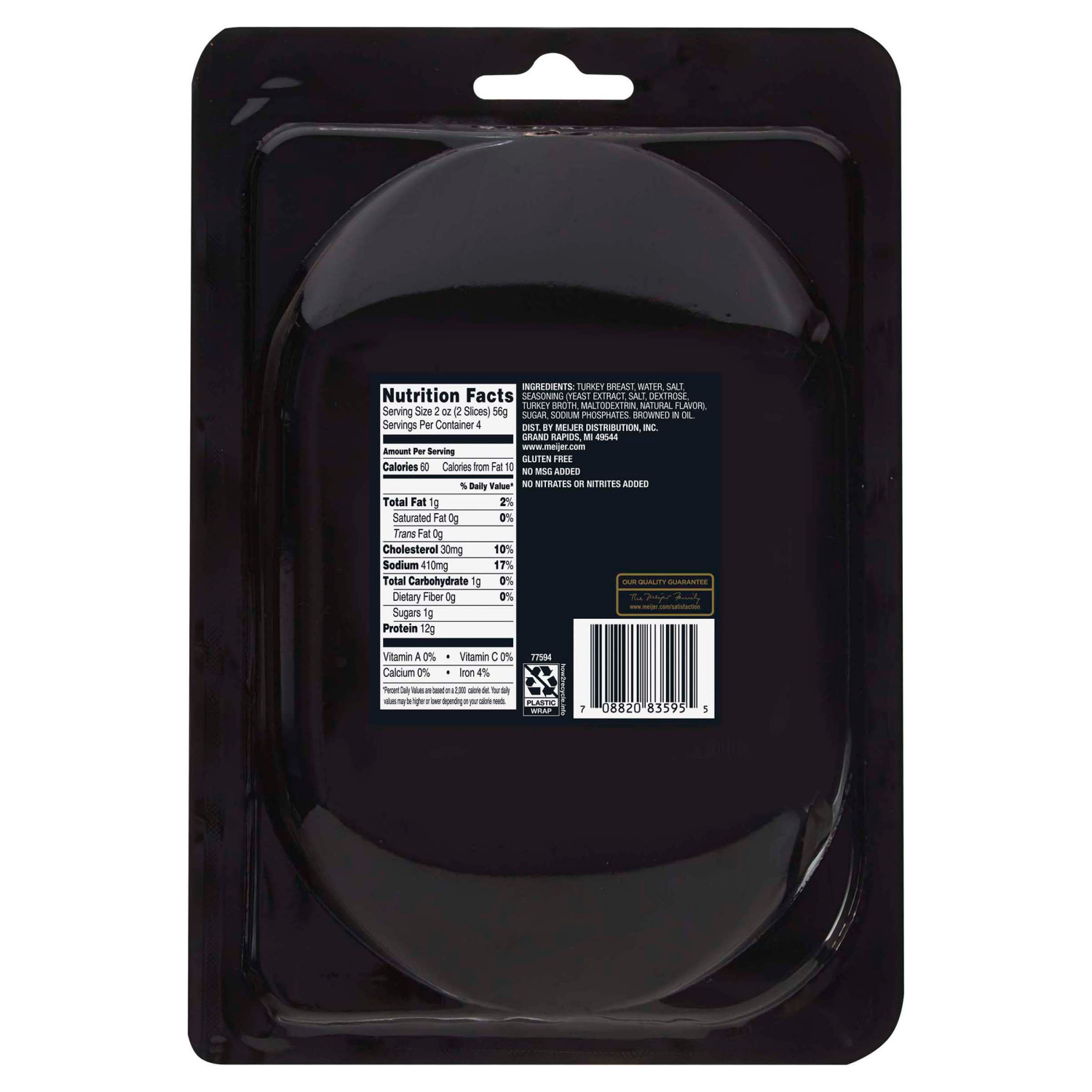 slide 2 of 2, FREDERIKS BY MEIJER Sliced Oven Roasted Turkey Breast, 8 oz, 8 oz