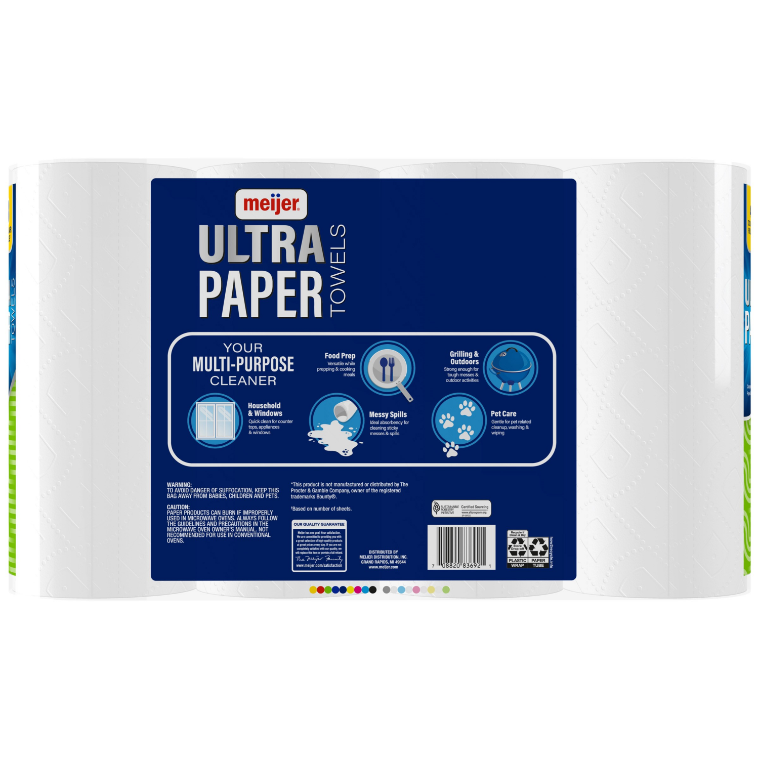 slide 2 of 8, Meijer Ultra Paper Towels, 4 Double Rolls, 4 ct