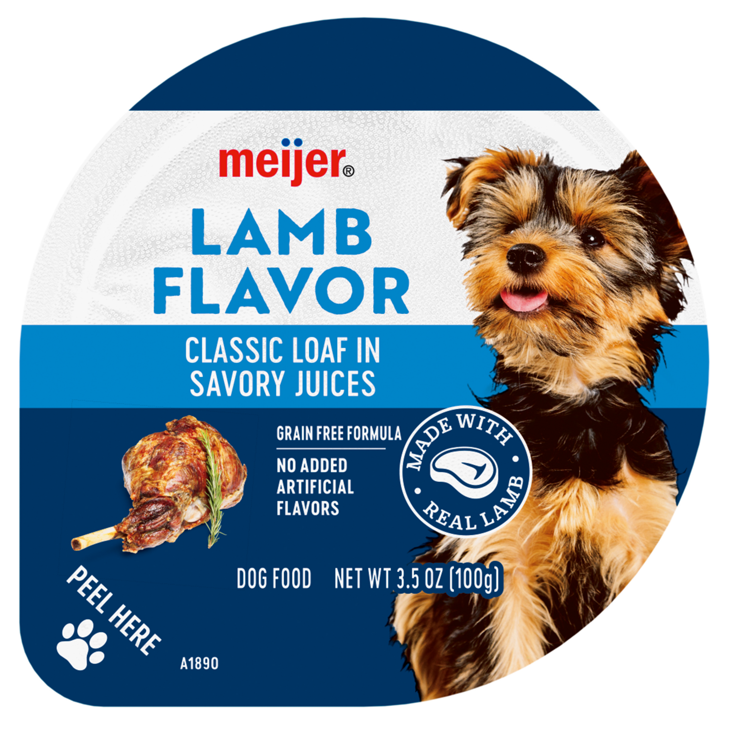 slide 4 of 4, Meijer Lamb Wet Dog Food 3.5 oz Cup, 3.5 oz