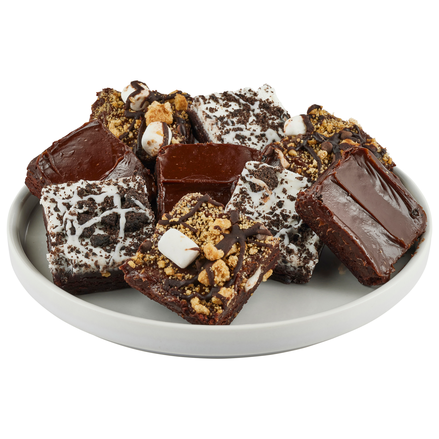 slide 2 of 4, FRESH FROM MEIJER Meijer Spring Variety Brownie Party Platter /, 15 ct; 21 oz