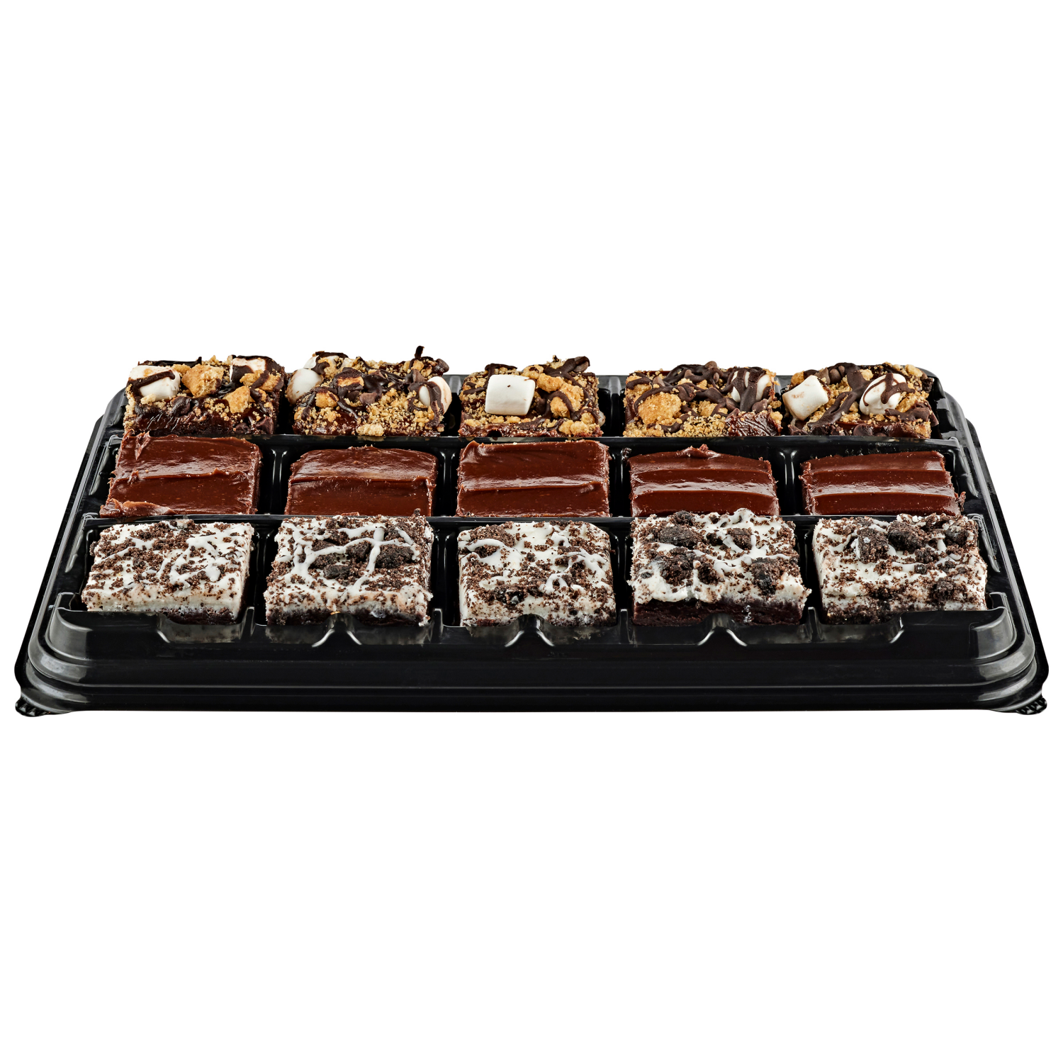 slide 4 of 4, FRESH FROM MEIJER Meijer Spring Variety Brownie Party Platter /, 15 ct; 21 oz