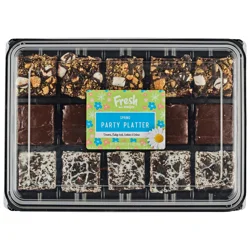 FRESH FROM MEIJER Meijer Spring Variety Brownie Party Platter /