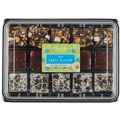 FRESH FROM MEIJER Meijer Spring Variety Brownie Party Platter /