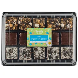 FRESH FROM MEIJER Meijer Spring Variety Brownie Party Platter /