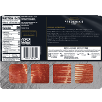 slide 2 of 5, FREDERIKS BY MEIJER Frederik's by Meijer Naturally Hardwood Smoked Center Cut Bacon, 12 oz, 12 oz