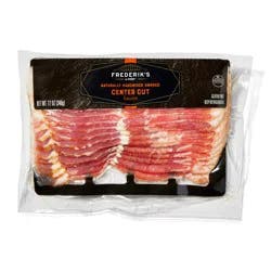 FREDERIKS BY MEIJER Naturally Hardwood Smoked Center Cut Bacon, 12 Oz