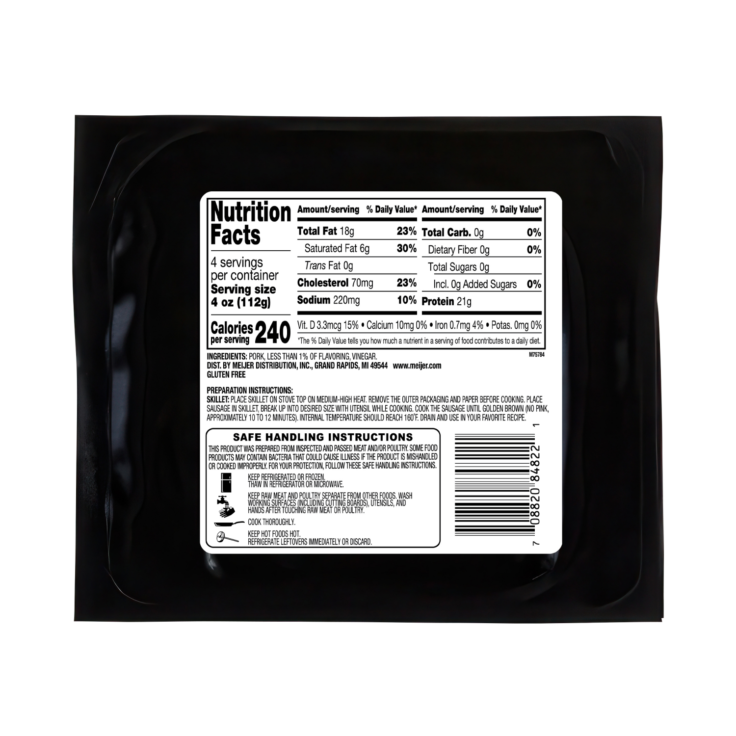 slide 2 of 4, True Goodness Ground Pork 16oz, 16 oz