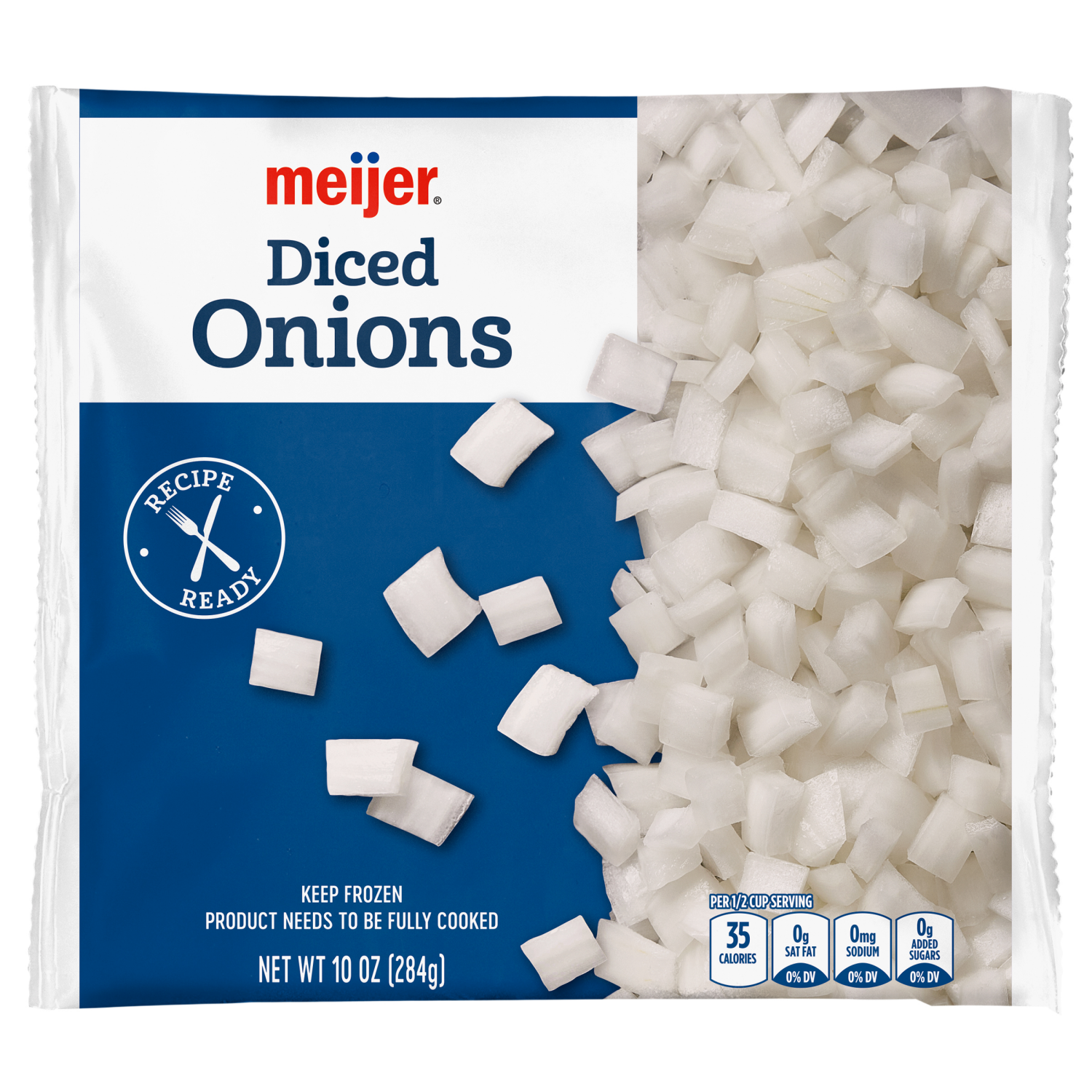 slide 1 of 2, Meijer Diced Onions, 10 oz