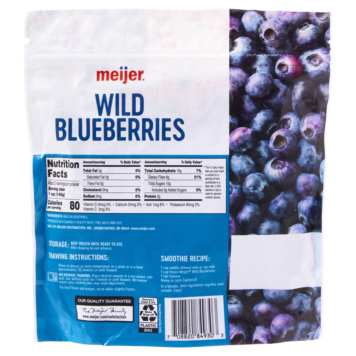 slide 2 of 2, Meijer Frozen Wild Blueberries, 12 oz