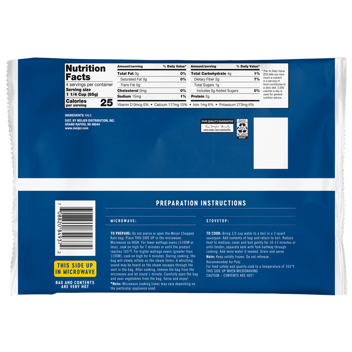 slide 2 of 2, Meijer Chopped Kale 12oz, 12 oz