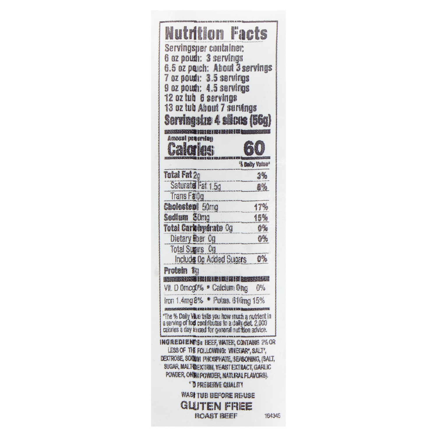 slide 3 of 4, Meijer Roast Beef Lunch meat, 13 oz, 13 oz