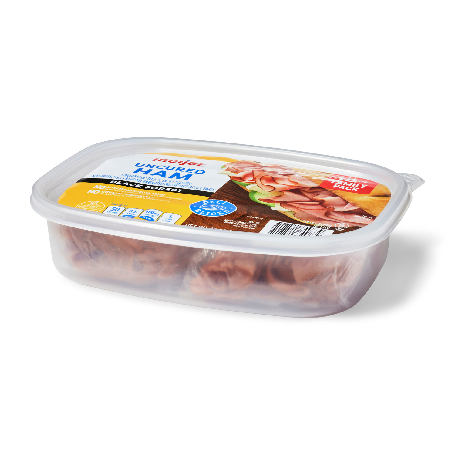 slide 2 of 3, Meijer Lunchmeat Ham Black Forest Fp 15, 15 oz