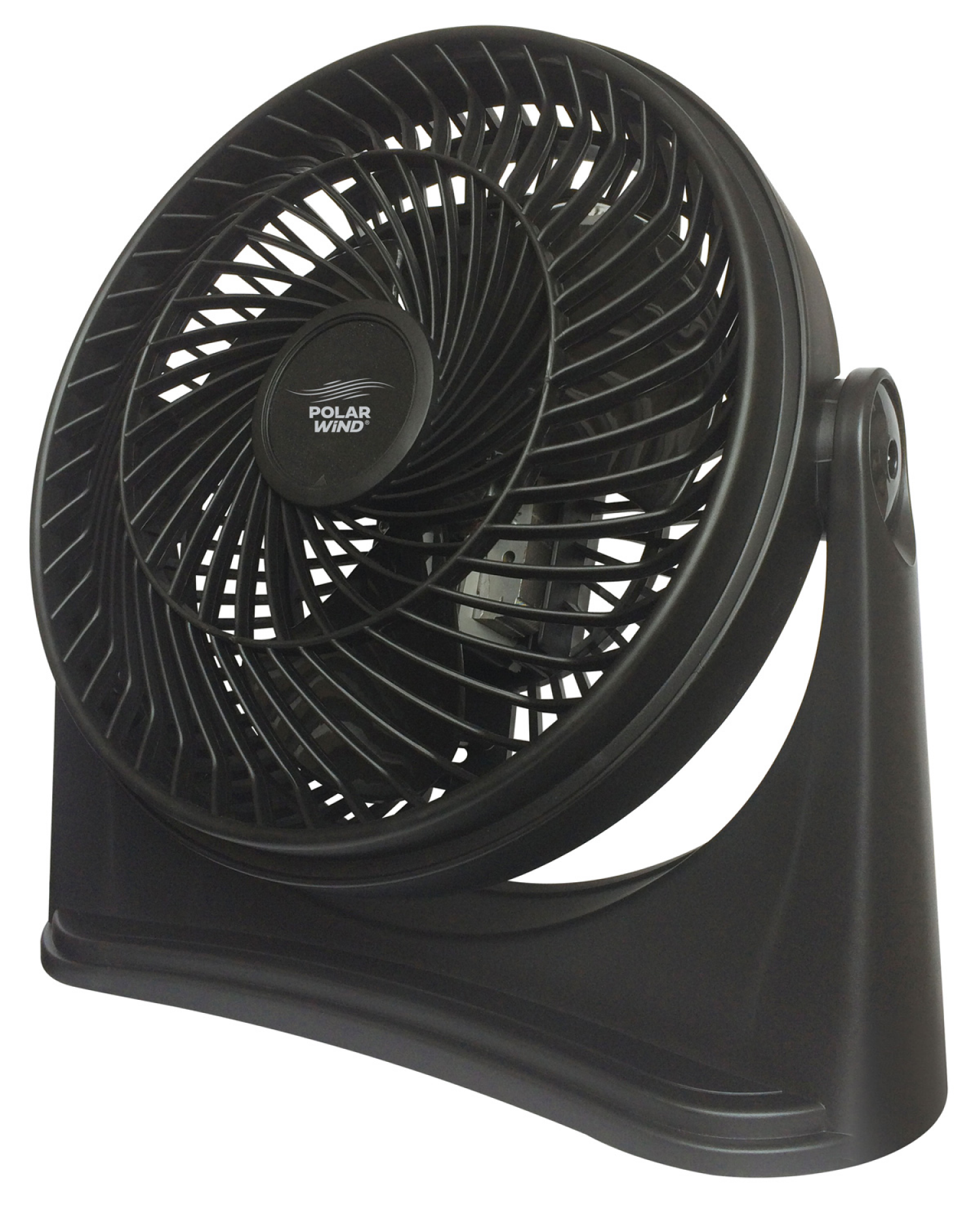 slide 1 of 9, Polar Wind 9 Inch High Velocity Turbo Fan, Black, 1 ct