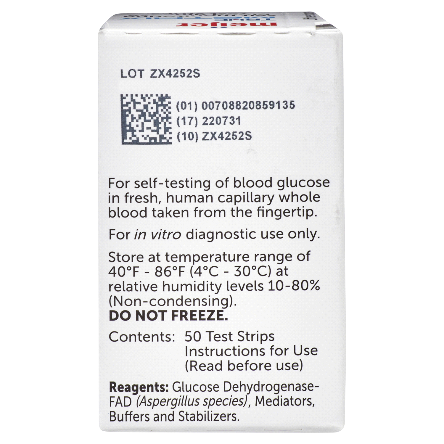 slide 2 of 5, Meijer True Metrix Self Monitoring Blood Glucose Test Strips, 50 ct