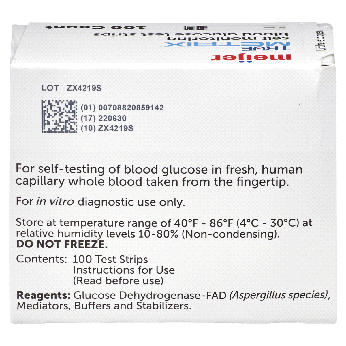 slide 18 of 29, Meijer True Metrix Self Monitoring Blood Glucose Test Strips, 100 ct