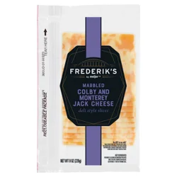FREDERIKS BY MEIJER Frederik's by Meijer Marbled Colby and Monterey Jack Sliced Cheese, 8 oz