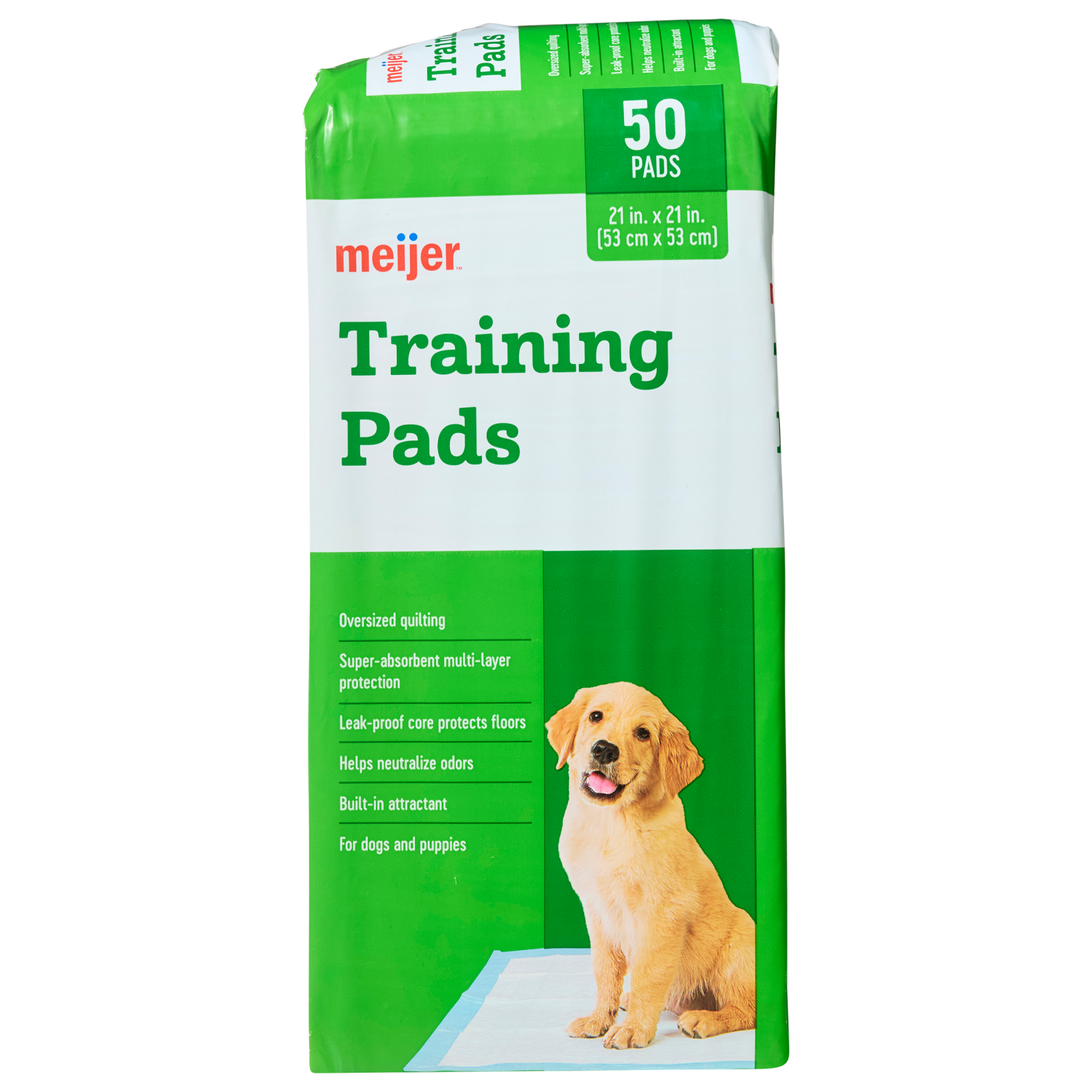 slide 2 of 4, Meijer Pet Training Pads, 21, 50 ct