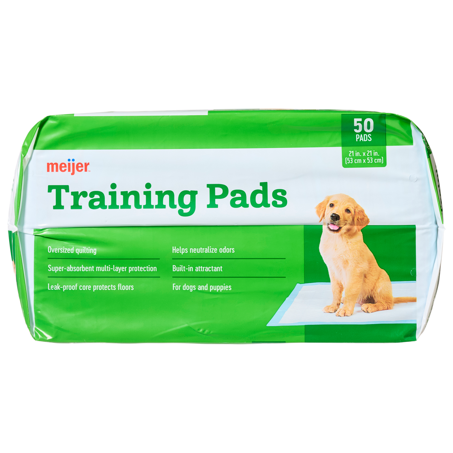 slide 4 of 4, Meijer Pet Training Pads, 21, 50 ct