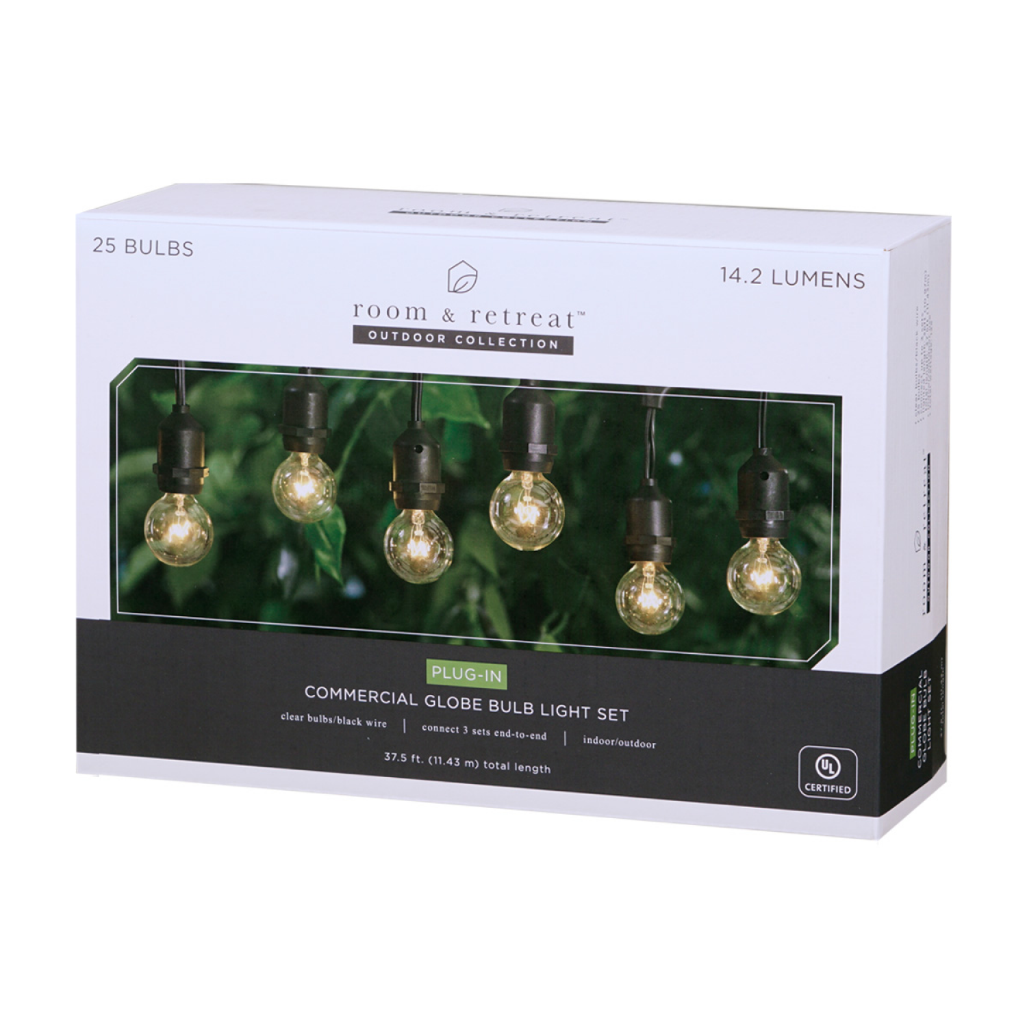 slide 2 of 2, Room & Retreat Commercial Grade G40 Globe Light, 25 ct